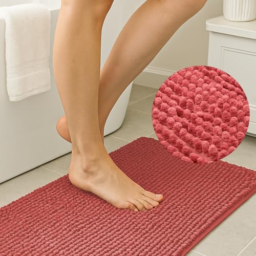 KASANOVA Badteppich 40 x 65 cm Ricciolo rot von KASANOVA