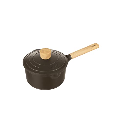 KASANOVA Antihaft-Kasserolle Pot Art in verschiedenen Farben mit innovativem Deckel – geeignet für Induktion, ideal für Schmorgerichte und langsames Garen (Schwarz, 18 Cm) KASANOVA Antihaft-Kasserolle Pot Art in verschiedenen Farben mit innovativem Deckel – geeignet für Induktion, ideal für Schmorgerichte und langsames Garen (Schwarz, 18 Cm) von KASANOVA