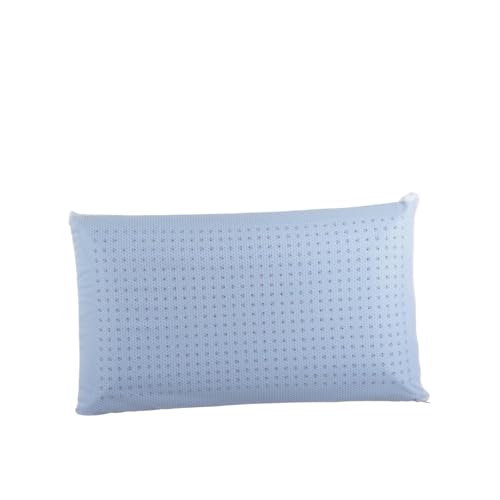 KASANOVA 1 Memory-Kissen, 42 x 72 x 13 cm, Spa-Blau, Viskoelastisches Polyurethan Polyester, Blu von KASANOVA