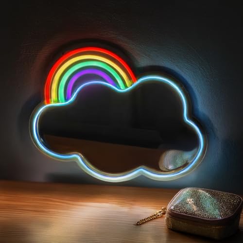 Generico 1 SPIEGEL LED NEON LICHT CM34X26 REGENBOGEN, Acryl Polypropylen Elektronische Komponenten, multi-color Generico 1 SPIEGEL LED NEON LICHT CM34X26 REGENBOGEN, Acryl Polypropylen Elektronische Komponenten, multi-color von KASANOVA