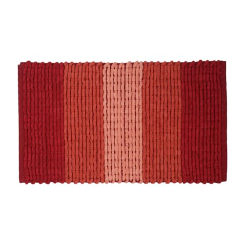 Kasanova 1 BADEMATTE CM50X80 KORALLEN-CHENILLE, Polyester Baumwolle von KASANOVA
