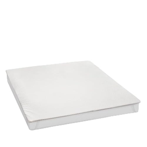Kasanova 1 MEMORY TOPPER 2 QUADRATE CM160X190X4 UNSER STRESS, Viskoelastisches Polyurethan Polyester Elasthan von KASANOVA