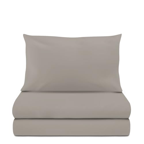 Kasanova 1 NEU BAUMWOLLE EINZELBETT KOMPLETTSET GRAU, gray von KASANOVA