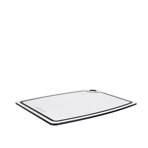 Kasanova 1 SliceColor Schneidebrett aus Polypropylen, 35 x 24,5 cm, Weiß von KASANOVA