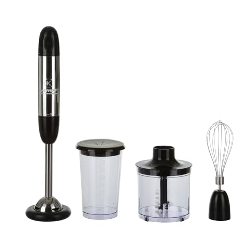 Kasanova 1 TAUCHMISCHER-SET W400 TRAZZI SCHWARZ CHROM, ABS-Kunststoff Edelstahl 18/10 Polypropylen Elektronische Komponenten von KASANOVA