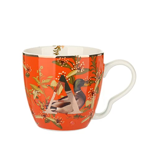 Kasanova Porzellanbecher Buchstabe A 48cl Orange Tisch, Tee & Kaffee von KASANOVA
