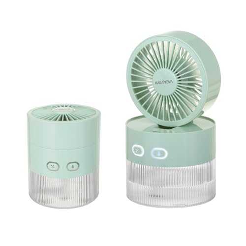 MINI-VENTILATOR MIT GRÜNEM VERNEBLER von KASANOVA
