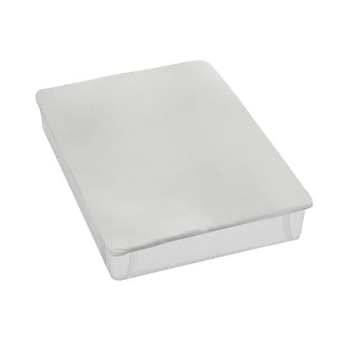 KASANOVA 1 MEMORY TOPPER EINZELN QUADRATISCH CM 80X190X3 GLATT, Viskoelastisches Polyurethan Polyester, bianco von KASANOVA