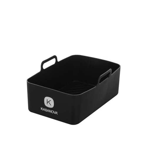 SILIKONPFANNE MIT GRIFFEN 19,5X13X7 SCHWARZ SILIKONPFANNE MIT GRIFFEN 19,5X13X7 SCHWARZ von KASANOVA