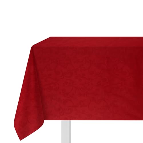 Tischdecke, 140 x 320 cm, Jacquard, Rot von KASANOVA