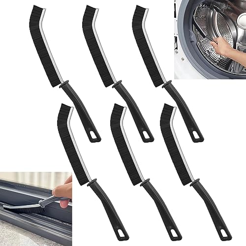 KASESSS 6 Stück Hartborsten Reinigungsbürste, Bürste für Ccken, Crevice Cleaning Brush mit Harten Borsten, Eckenreiniger Bürste, Reinigungsbürste mit Langem Schlitz,Cleaning Brush für Küche,Badezimmer von KASESSS