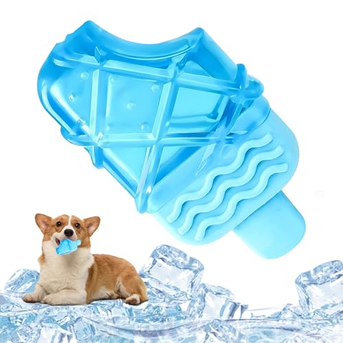 KASESSS Hundespielzeug, Kühlspielzeug im Sommer, Kauspielzeug Hund EIS am Stiel, Hunde Spielzeug Gefrierbar, Hunde Wasserspielzeug Gefrierbares Und Robustes für kleine mittelgroße Hundes, Blau KASESSS Hundespielzeug, Kühlspielzeug im Sommer, Kauspielzeug Hund EIS am Stiel, Hunde Spielzeug Gefrierbar, Hunde Wasserspielzeug Gefrierbares Und Robustes für kleine mittelgroße Hundes, Blau von KASESSS
