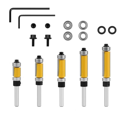 5/15 Stück 1/4 Zoll Schneidlager aus Holz Schneidlager gerade Schneidemaschine von KASFDBMO