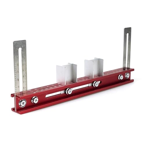 Aluminiumlegierungs Kabinetts Hardware Jigs Kleiderschrank Installationstool Mit Einstellbarem Lineal Für Genaue Schrankstangen von KASFDBMO