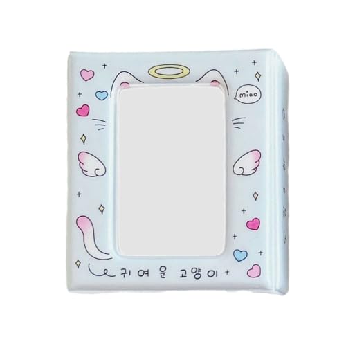 Angelic Animal Print Umschlagstile 3inch Kleines Foto Album Bilder Idol Photokard Sammeln Sie Binderbuch Mit 40 Taschen Pu Pvc Foto Organisatoren von KASFDBMO