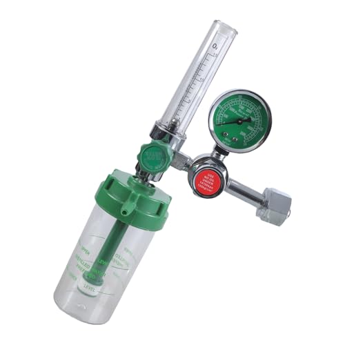 CGA540 Regler Inhalator mit Luftbefeuchter Flaschenmessgerät Krankenhaus Druckminderventile Profi von KASFDBMO