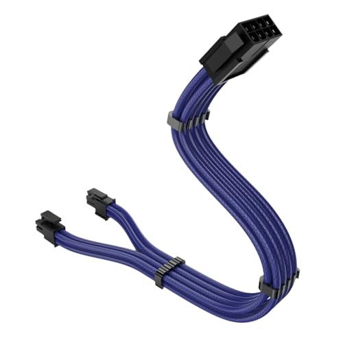 CPU Kabel 8Pin Bis 4+4Pin Abnehmbarer Motherboards Stromkabel 11 8 Zoll Farbige Nylondraht Für Mainbiards Stromadapter von KASFDBMO