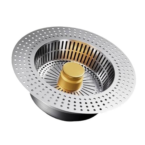 Elegante Goldene Farbküche Spüle Drainsieb Edelstahl Designs Zubehör Für Styles Haushalt Täglich Gebrauch von KASFDBMO