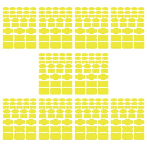 Etikettierpapier Aufkleber Selbstklebende Etiketten für Bürobedarf und Home Storage Solution for Food Container Self Adhesive Sticker von KASFDBMO