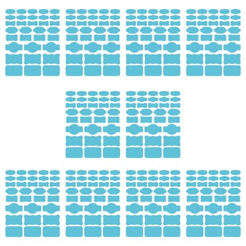 Etikettierpapier Aufkleber Selbstklebende Etiketten für Bürobedarf und Home Storage Solution for Food Container Self Adhesive Sticker von KASFDBMO