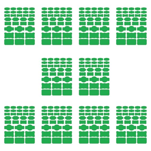Etikettierpapier Aufkleber Selbstklebende Etiketten für Bürobedarf und Home Storage Solution for Food Container Self Adhesive Sticker von KASFDBMO