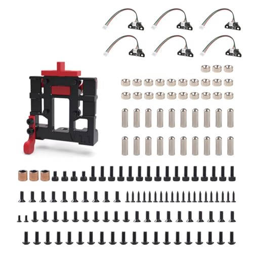 Extruder-Schaltwerkzeug-Set aus Aluminiumlegierung, erhöht Druckgeschwindigkeit und Leistung für Designer und Ingenieure, Druckverbesserung von KASFDBMO