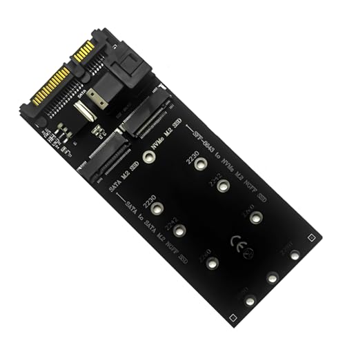 KASFDBMO 1pc 22Pin Satas Adapter SFF-8643 Zu Kits NGFFS M Key to Slimlinesas NVMe PCIe HDDS Satas HDDS Adapter Für Mainboard KASFDBMO 1pc 22Pin Satas Adapter SFF-8643 Zu Kits NGFFS M Key to Slimlinesas NVMe PCIe HDDS Satas HDDS Adapter Für Mainboard von KASFDBMO
