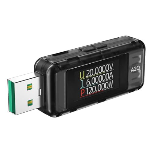 KASFDBMO A2Q USB Power Messer Tester 8A 120W Digitale Multimeterspannungen Stromerester USB Batterie Checkers Telefon Schnelles von KASFDBMO
