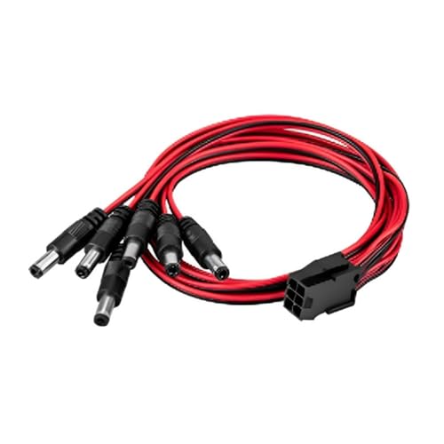 KASFDBMO Hohe Kompatibilität 6Pin Frauen Bis 6 Pcs DC5.5x2 5 Mm Adapterkabel Für Grafikkarten Mit 50 cm Flexibler Länge KASFDBMO Hohe Kompatibilität 6Pin Frauen Bis 6 Pcs DC5.5x2 5 Mm Adapterkabel Für Grafikkarten Mit 50 cm Flexibler Länge von KASFDBMO
