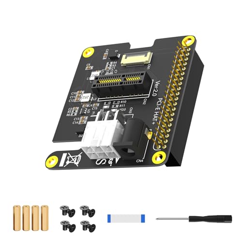 KASFDBMO PCIe 1X Kartenadapter Mit Kabel 12V Strom 40Pin GPIO Header 6Pin Anschlüsse Für Entwicklungsboard von KASFDBMO