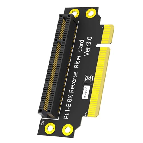 KASFDBMO PCIe 8X 90 Grad Reverse Male Zu Weiblicher PCIe 8X Bis 8X Adapter Risers Board Risers Card Für Server PC KASFDBMO PCIe 8X 90 Grad Reverse Male Zu Weiblicher PCIe 8X Bis 8X Adapter Risers Board Risers Card Für Server PC von KASFDBMO