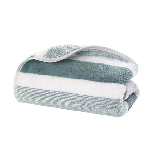 KASFDBMO Stripeds Muster Korallen Fleece Handtuch Schnelles Trocknen Und Weiches Badetuch Für Schwimmer Und Reisen Korallen Fleece Handtuch von KASFDBMO