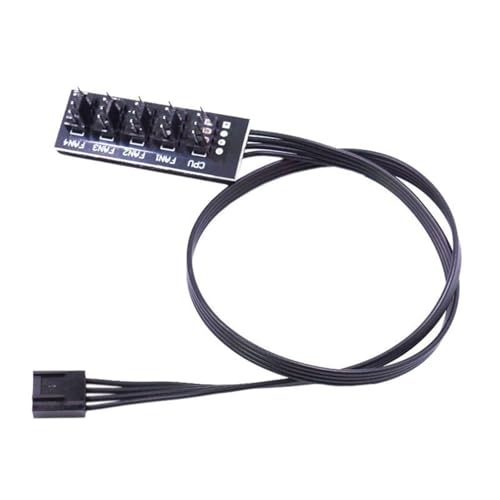 KASFDBMO Stromversorgung des Lüfters Kühlung A 4 Pin A 4/5 Way PC Adapter Kabel Fan Fash Slitter Anschlüsse für Computerzubehör KASFDBMO Stromversorgung des Lüfters Kühlung A 4 Pin A 4/5 Way PC Adapter Kabel Fan Fash Slitter Anschlüsse für Computerzubehör von KASFDBMO