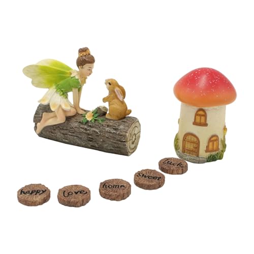 KASFDBMO Sweet Country Styles Osterfigur Ostern Thema Ausstellungsartikel Kleine Gartenstatue für Innen- und Außendekoration Outdoor Figuren von KASFDBMO