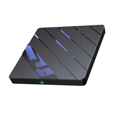 KASFDBMO USB 2.0 Typ C Disc Disk Reader Externe Disc Disk Player Writer Schnelle Geschwindigkeit Datenübertragung Für Laptop Desktop von KASFDBMO