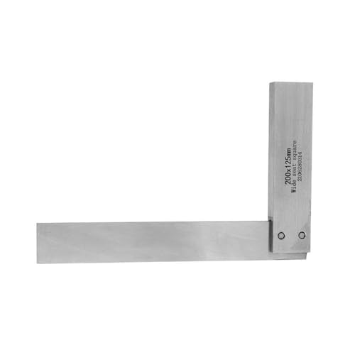 Quadratisches L-Messwerkzeug, mechanischer Stahl, Winkel, Lineal, Präzision, 90 Grad breite Sitze, quadratisch Quadratisches L-Messwerkzeug, mechanischer Stahl, Winkel, Lineal, Präzision, 90 Grad breite Sitze, quadratisch von KASFDBMO