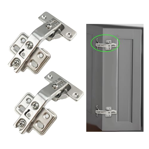 KASHBSAB DTC 135° Eckschrank-Scharniere, 135 Grad, sanft schließende Scharniere für Eck-Küchenschrank, Ersatzteile, 2 Stück von KASHBSAB