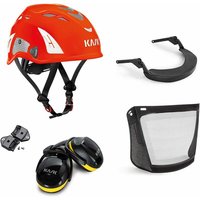 Kask - Forstschutzhelm Plasma hi viz - Farbe:rot von KASK