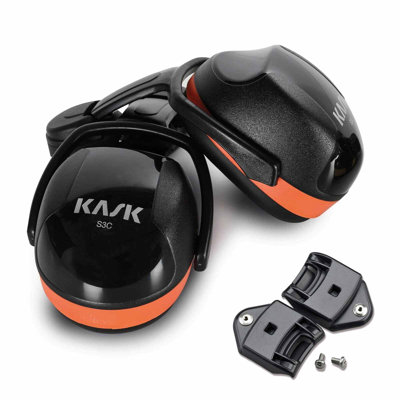 KASK Kapsel-Gehörschutz + Adapter für KASK Schutzhelme Plasma, Superplasma & HP Farbe:orange von KASK