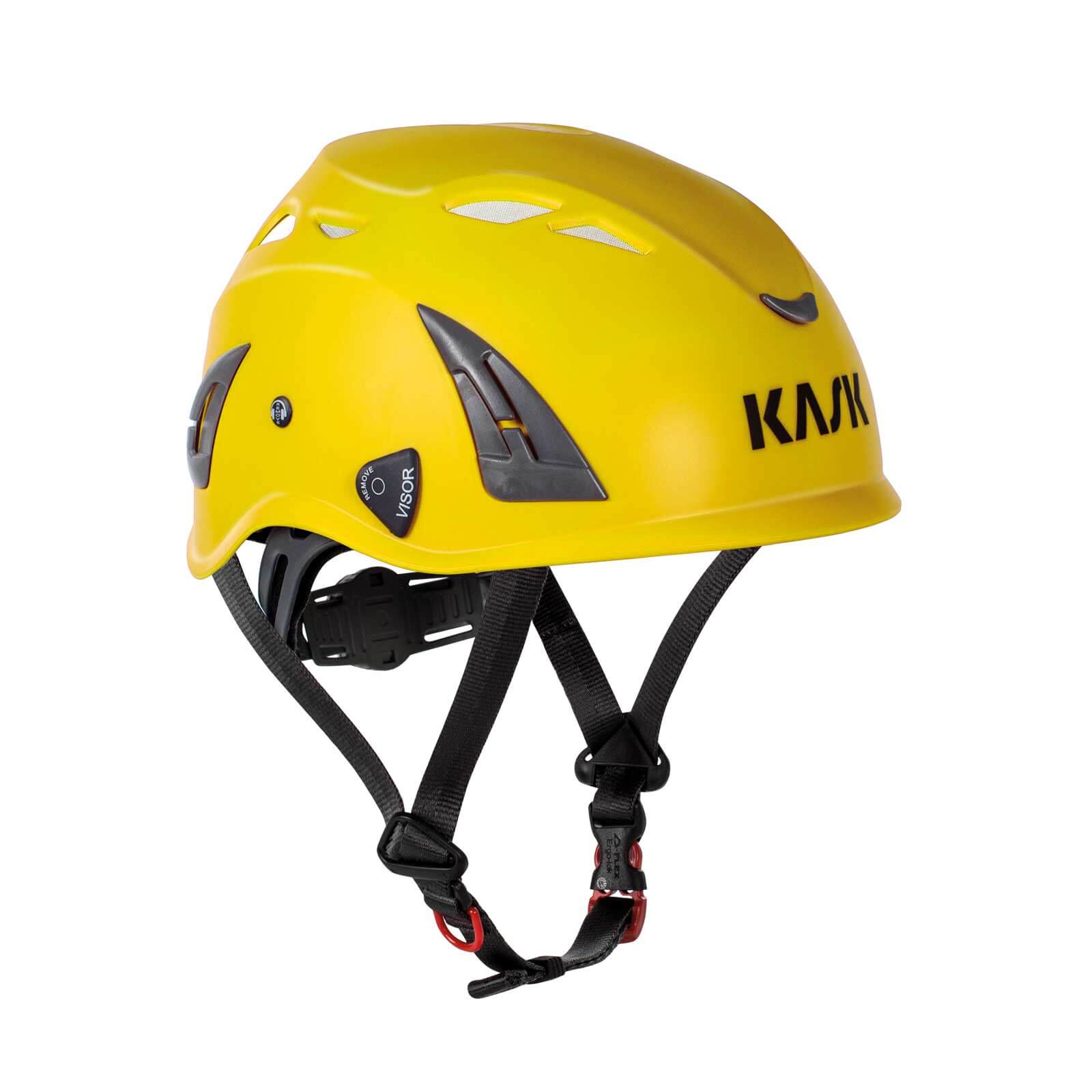 KASK Plasma AQ Industriehelm  - Arbeitsschutzhelm, Schutzhelm mit Drehrad, EN 397 Farbe:gelb von KASK