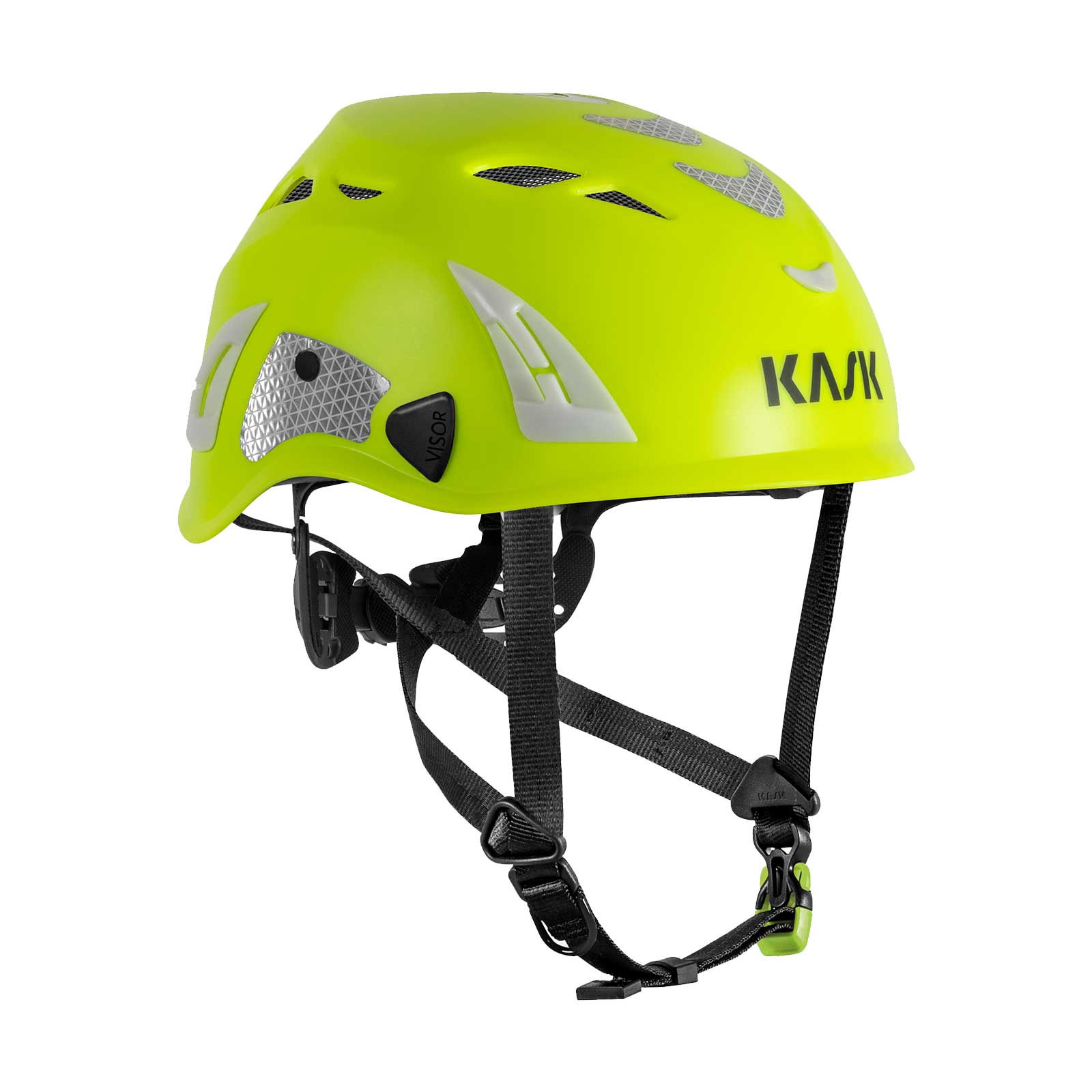 KASK Schutzhelm Superplasma PL HiViz Arbeitsschutzhelm Bergsteigerhelm Helm NEU Farbe:gelb von KASK