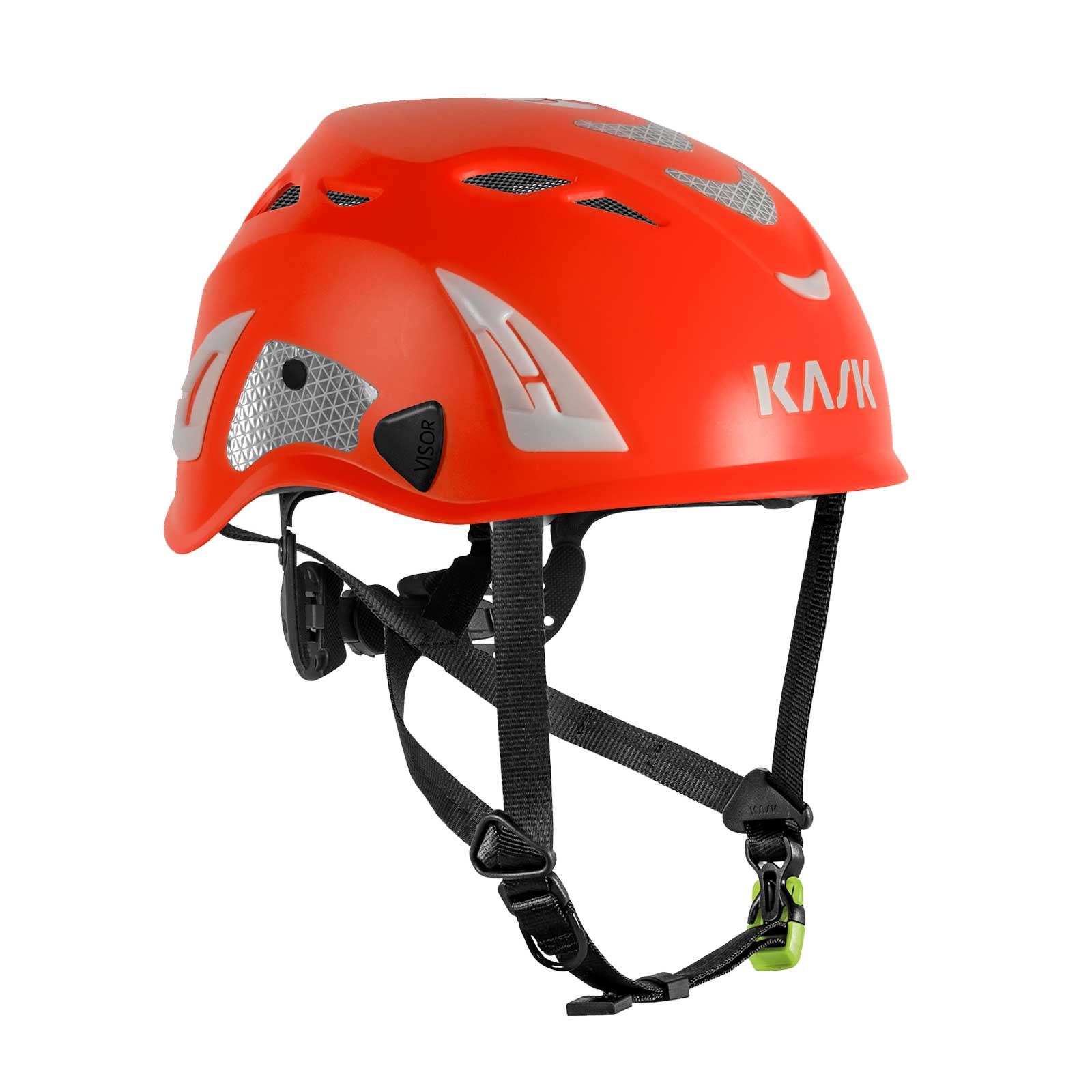 KASK Schutzhelm Superplasma PL HiViz Arbeitsschutzhelm Bergsteigerhelm Helm NEU Farbe:rot von KASK