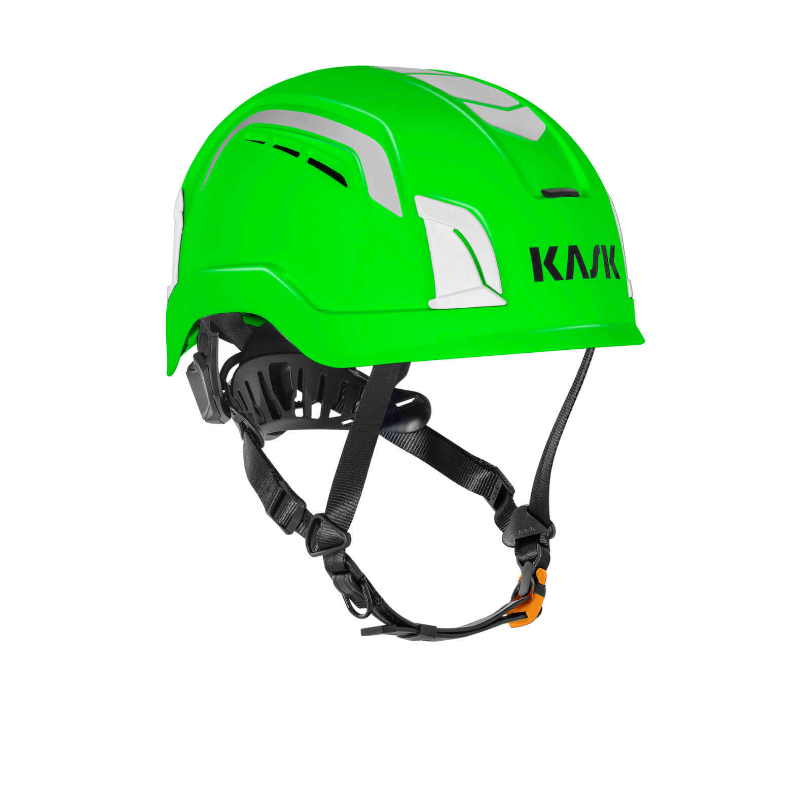 KASK Schutzhelm ZENITH X Air Hi-Viz, Bauhelm Kletterhelm Arbeitshelm Belüftung Farbe:grün fluo von KASK