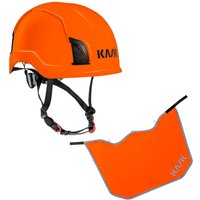 Kask - Schutzhelm Zenith + Nackenschutz orange mit bg Bau Förderung - Farbe:orange von KASK