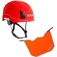 Kask - Schutzhelm Zenith + Nackenschutz orange mit bg Bau Förderung - Farbe:rot von KASK