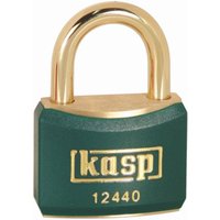 Kasp - K12440GREA1 Vorhängeschloss 40 mm gleichschließend Goldgelb Schlüsselschloss von KASP