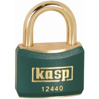 Kasp K12440GREA1 Vorhängeschloss 40 mm gleichschließend Goldgelb Schlüsselschloss von KASP