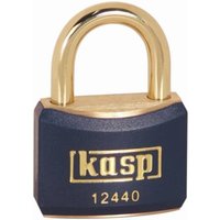 KASP K12440BLUD Vorhängeschloss 40mm verschieden schließend Goldgelb Schlüsselschloss von KASP