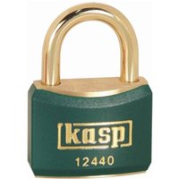 KASP K12440GREA1 Vorhängeschloss 40mm gleichschließend Goldgelb Schlüsselschloss von KASP