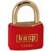 KASP K12440REDA1 Vorhängeschloss 40mm gleichschließend Goldgelb Schlüsselschloss von KASP